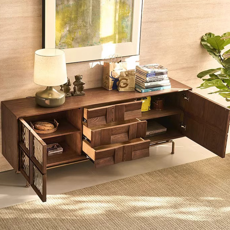 French multi-functional TV stand storage cabinet