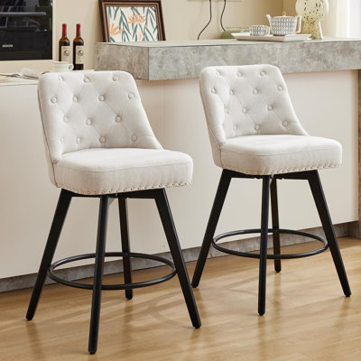 Upholstered Swivel Accent Chair