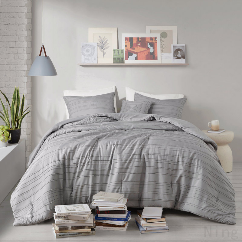 Ensemble d'édredon jacquard 3 pièces