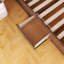 Lit plateforme très grand à structure en bois avec tête de lit multi-rangement, USB et tiroirs-953824626