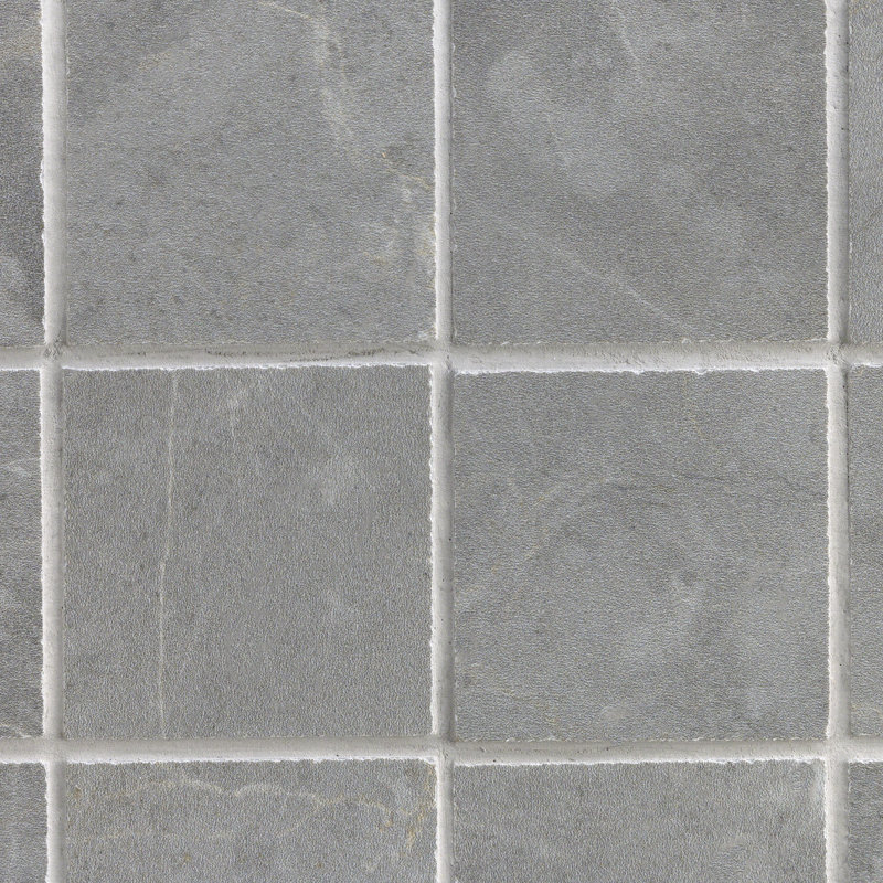 Carreau de mosaïque pour mur et plancher en porcelaine 2 po x 2 po Marmo, Gris