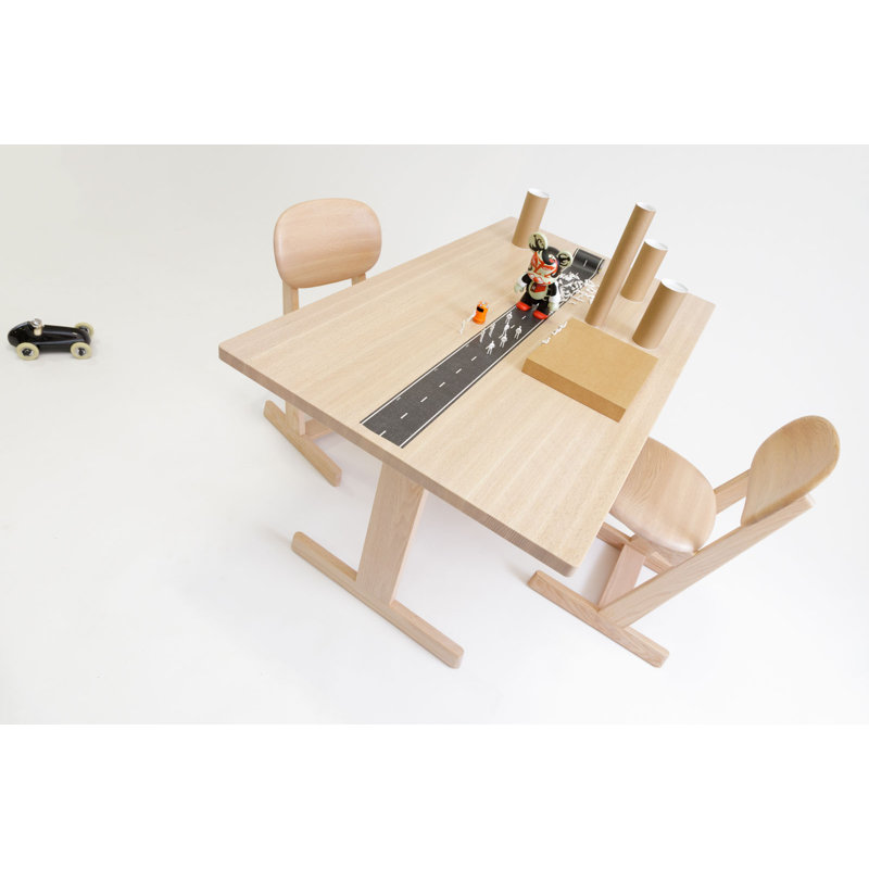 KufenKarl Solid Wood Dining Chair, Oak Nature