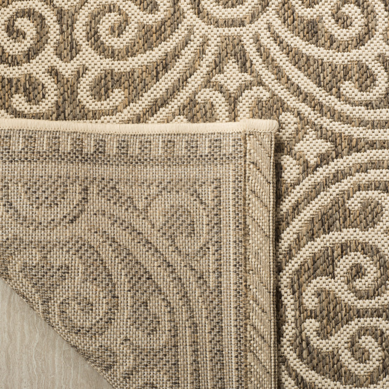 Gilmore Geometric Hand Woven Indoor / Outdoor Area Rug, Rectangle 155 x 229 cm