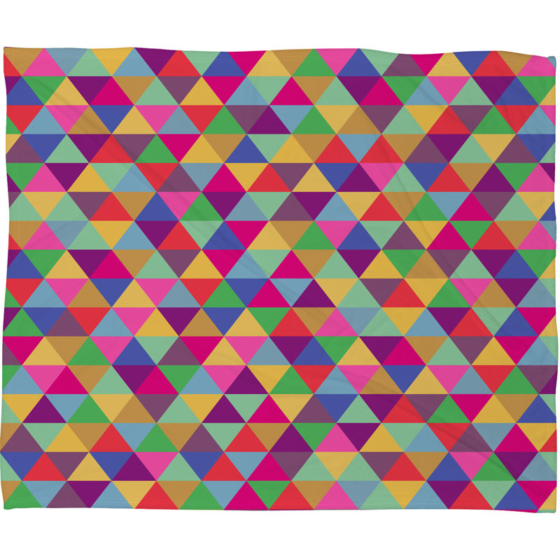 Bianca Green Throw Blanket, Medium