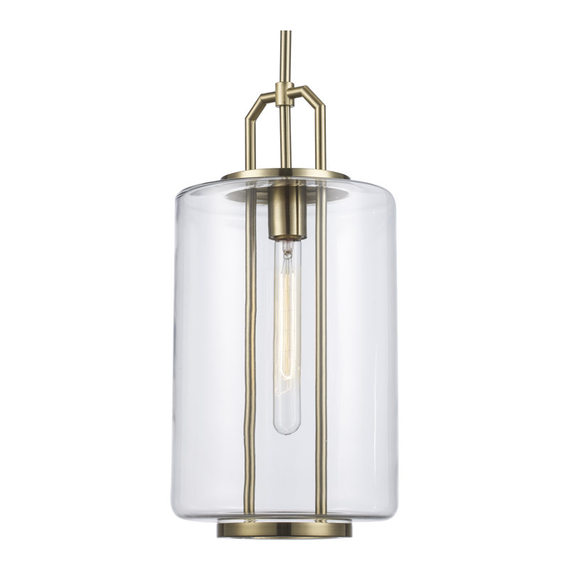 Bencomo 1 - Light Jar Pendant, Antique Gold