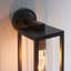 Matte Black Plug-in Outdoor Sconce