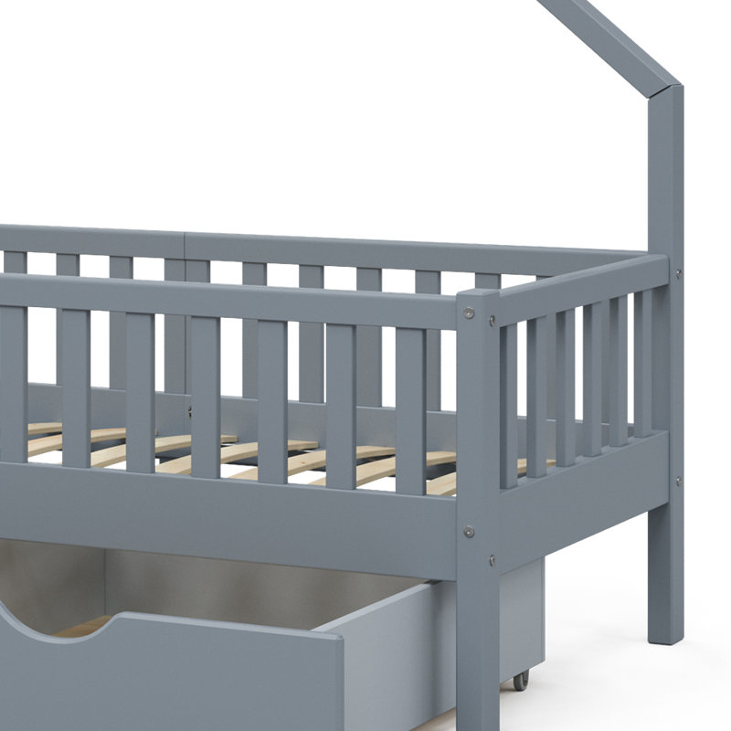 Cordeline European Toddler (80 X 160cm) Standard Beds Functional Bed with Storage Included