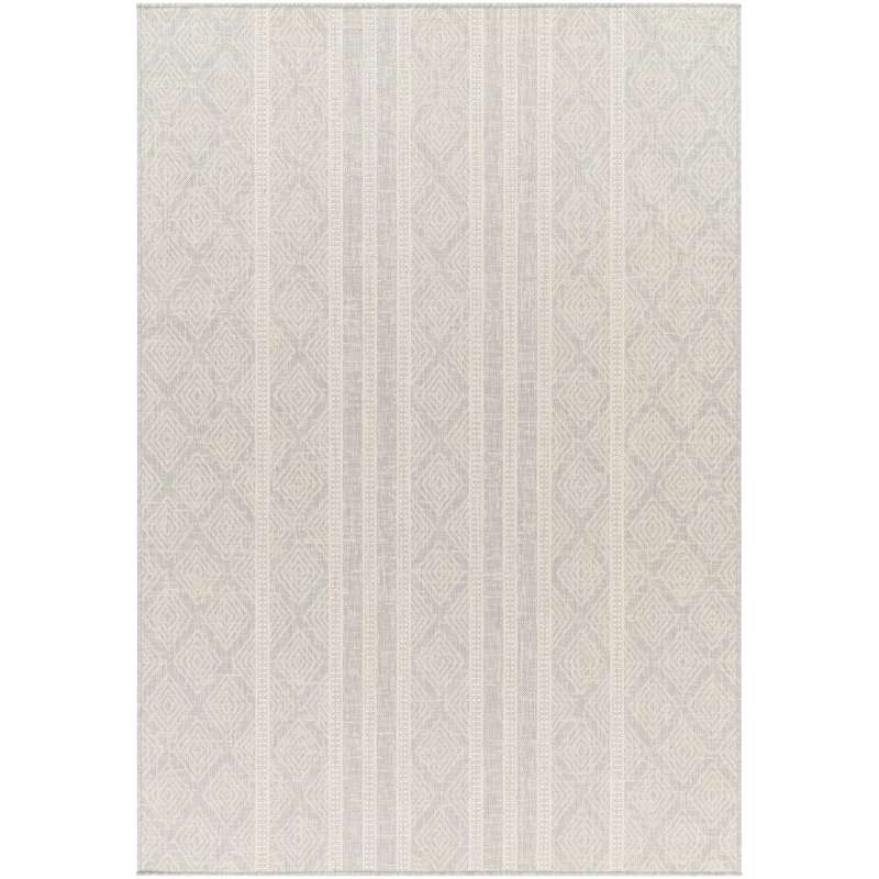 Geometric Indoor / Outdoor Rug, Rectangle 6'7" x 9'