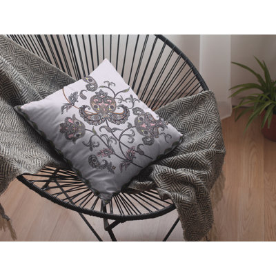 Rima Floral Reversible Throw Pillow
