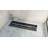 Dreamline Enigma 24 in. Linear Grate Shower Drain, Matte Black-126059823-126119798