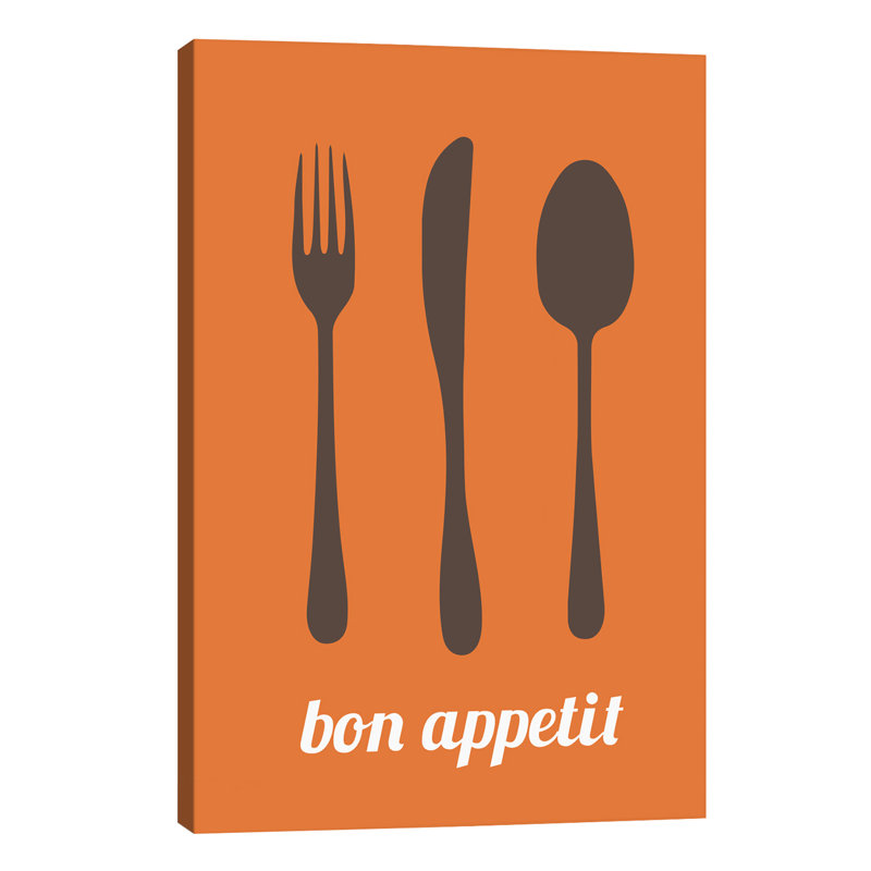 Bon Appetit - No Frame Print on Canvas, 66.04 cm H x 45.72 cm W x 1.91 cm D