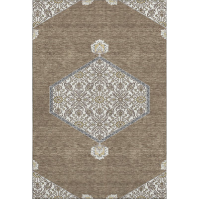 Premium Machine Washable Jahnke AMF1011 Oriental Rug