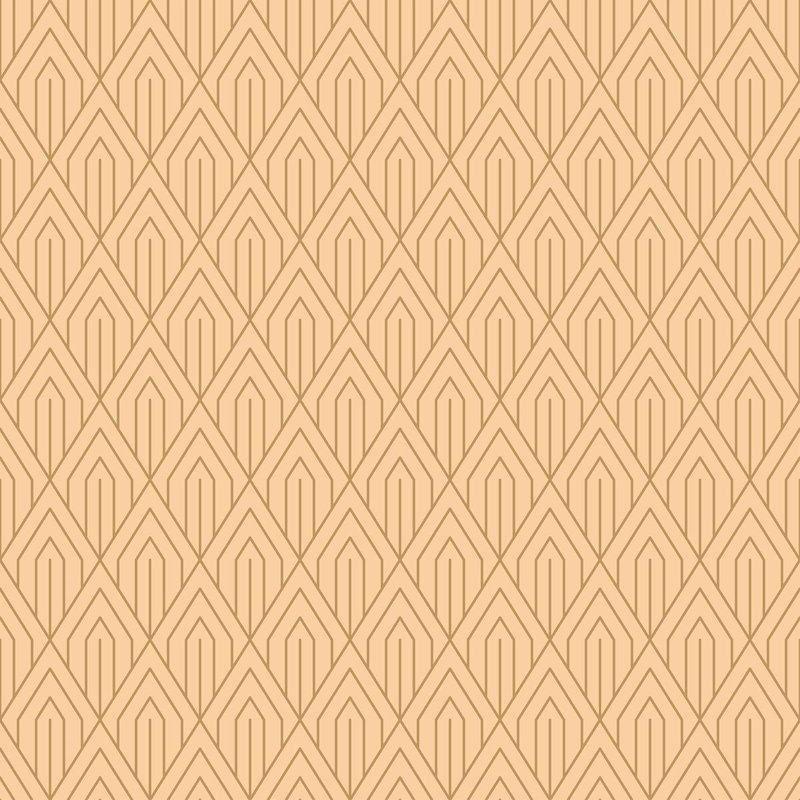 Carreau de papier peint auto-adhésif, Orange, L 10 pi x l 24 pi