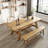 Lonard Modern style solid wood dining table-391101431