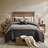 7 Piece Comforter Set Grey