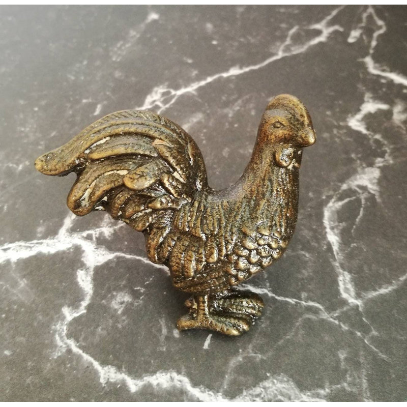 Antique Bronze Cockrel Knob