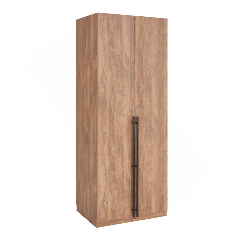 Lee 32" Wardrobe Closet In Golden Brown