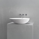 Vast Studio Round Concrete Vessel Sink – Modern Matte Finish, Countertop Bathroom Basin for Luxury Spa & Contemporary Homes