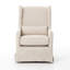 Easton Swivel Slipcovered Wingback Chair-1334056677