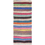 Vintage Morrocan Berber Cotton Wool Acryllic On Cotton 4Ft9inx12ft Pink