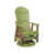 Kiwi Green Top/Antique Mahogany Base