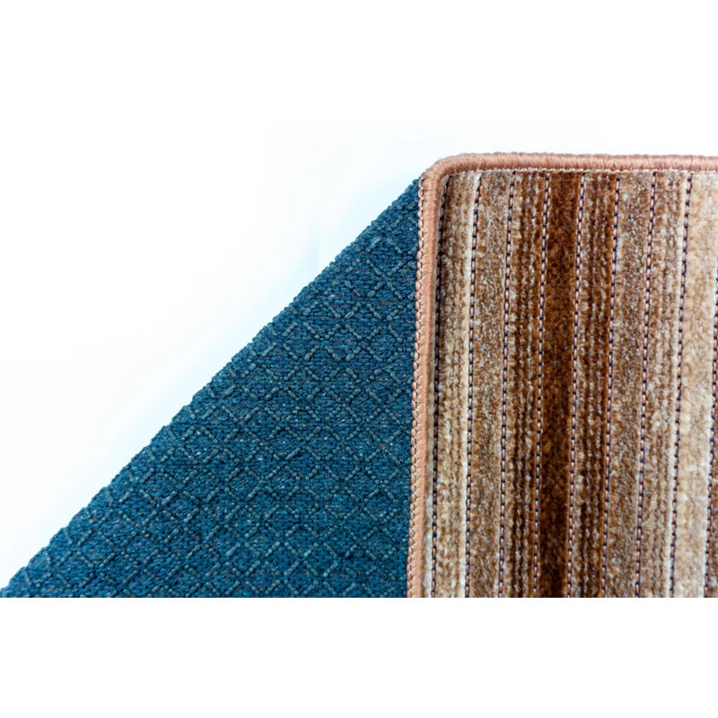 Rotella Tan Machine Washable Non-Slip Base Durable Decorative Kilim Carpet, Rectangle 3 pi 4 po x 7 pi 3 po