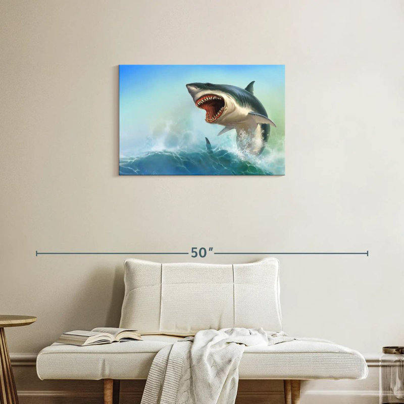 Crowle Scary Shark, 20" H x 30" W