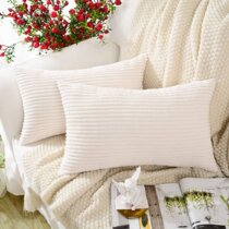 Hexa Icing Cream Velour Throw Pillow 18x18