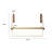 Walnut Bathroom Towel Shelf-432593993