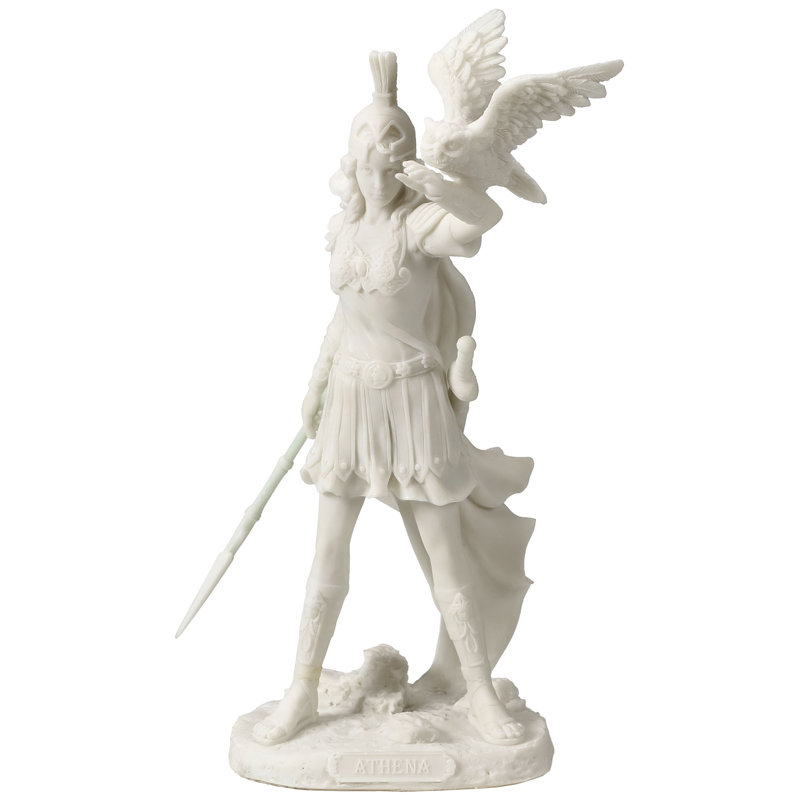 Figurine déesse grec de la sagesse et de la guerre athena Whisenhunt