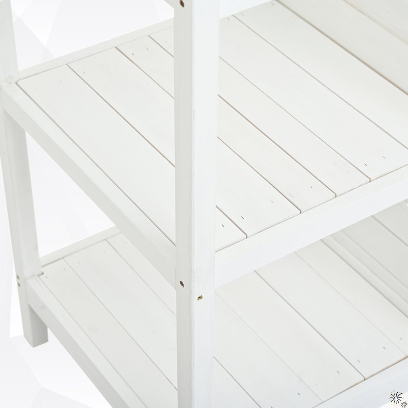 Banc de rempotage Livioara Fir, Blanc