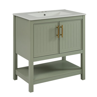 Meuble-lavabo autoportant 30 po