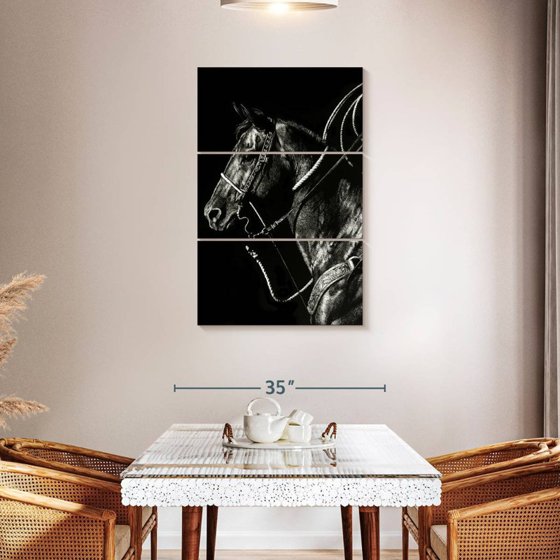 Brampt Scratchboard Rodeo V, H 65 po x l 42 po