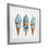 «Blue Glam Ice Cream Cones», reproduction sous verre, conception par Amanda Greenwood