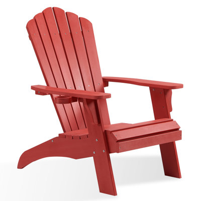Fauteuil Adirondack surdimensionné avec porte-gobelet