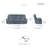 Kaniel 86.5" Modern & Contemporary Top Grain Leather Manual Double Reclining Sofa with Plush Pillow Top Armrests-1958027616