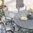 8-Person Patio Dining Set with 60" Round Dining Table and 8 Swivel PVC-coated polyester Chairs-447672194