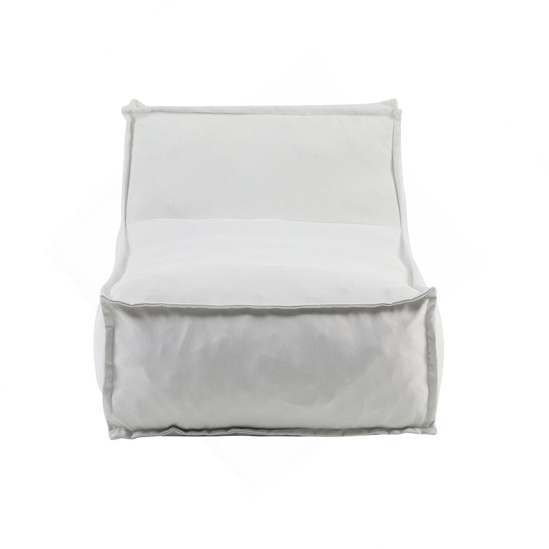 Fauteuil à billes d'extérieur, gris clair, ensemble de 2, 2