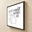 «Bathroom Puns V» par Becky Thorns - Impression sur toile-130879166