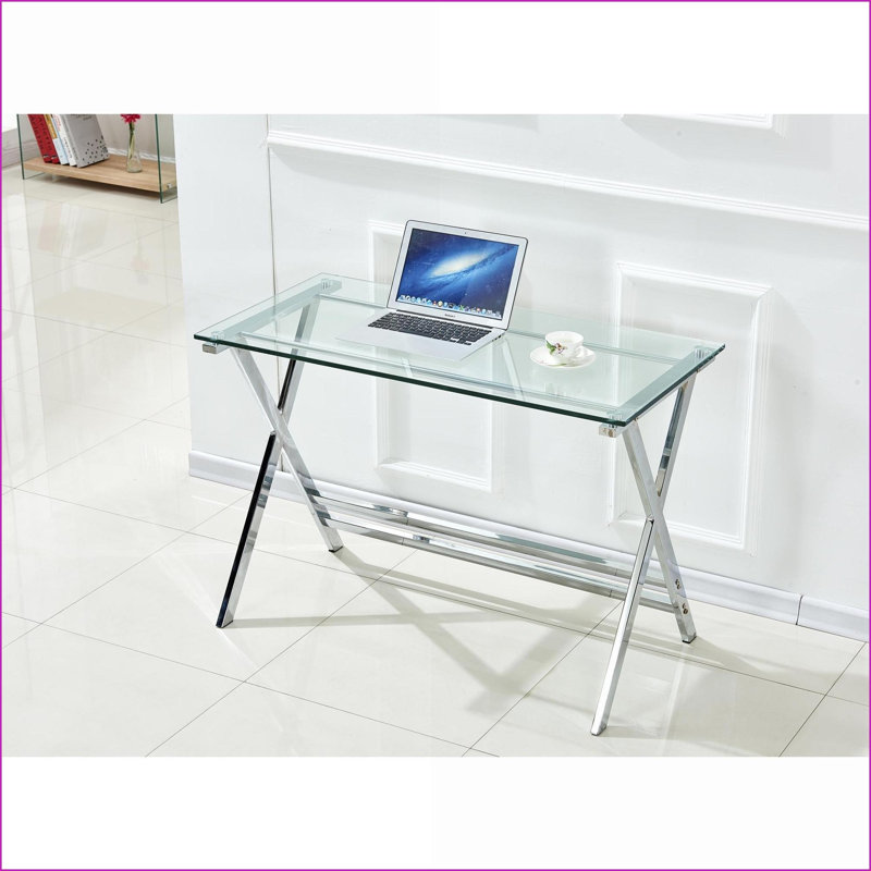 Table basse transparente en verre trempé pour le salon, peu encombrante Facile à nettoyer