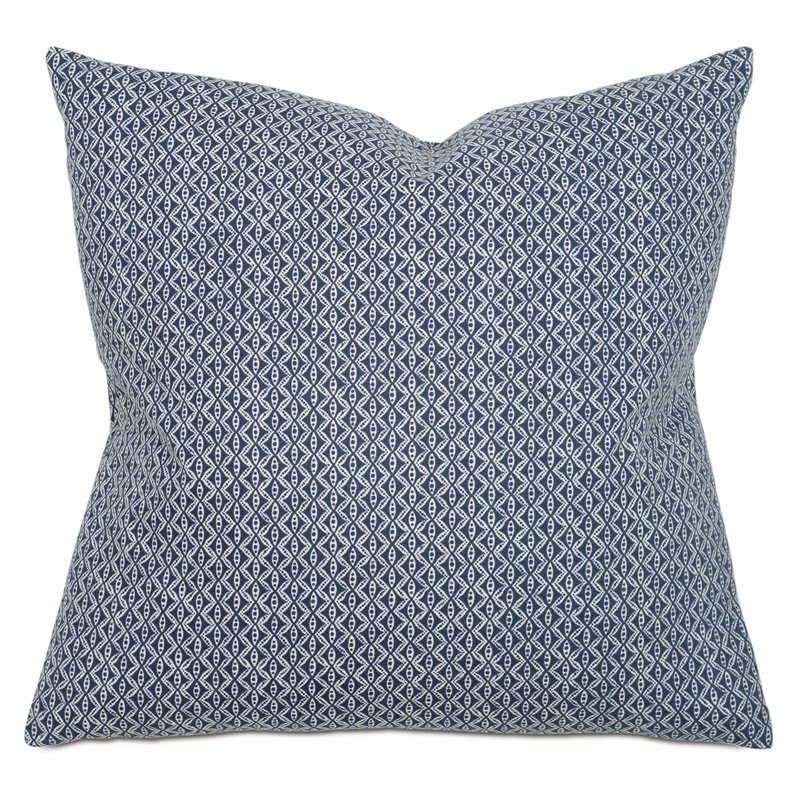 Nico Square Pillow Cover & Insert, 24" x 24", Feather
