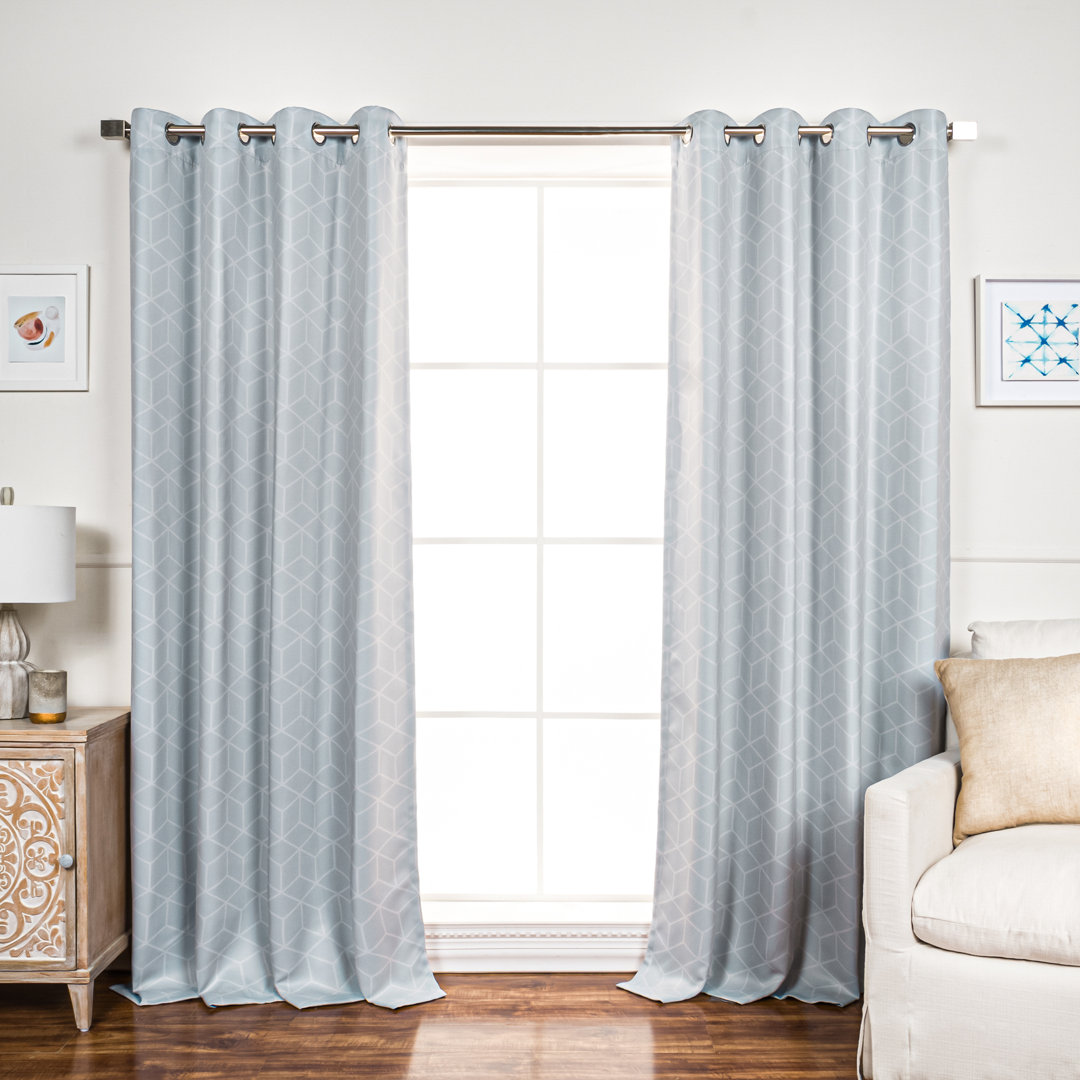 Kamri Polyester Room Darkening Curtain Panel Pair Single Panel (Set of 2) Latitude Run® Curtain 
