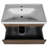 48 " W Free Standing Wall Mounted 1 Single Double Vanity Bathroom Vanity With Ceramic Top with Mirror