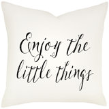 Cotton Reversible Throw Pillow