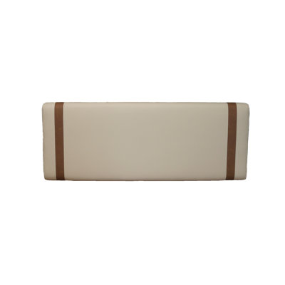 Upholstered Bench Backrest Cushion Panel with Sewn-In Staps (Multiple Colors & Sizes Available)