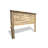 Adein Collection Smooth Sawn Solid Slab Headboard, Queen -Natural Clear Lacquer Finish-27560640-27560671