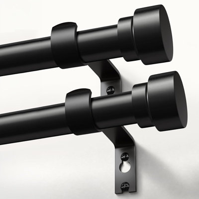2-Pack Heavy Duty Curtain Rods