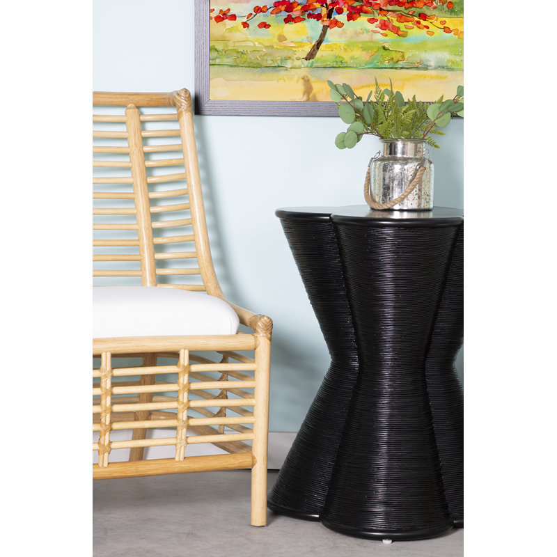 Block End Table, Navy Blue