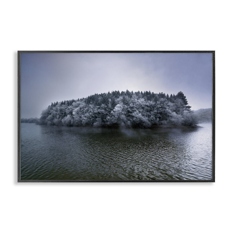 Estampe numérique Invierno Antano, vue par Urtzi Vera, H 12 po x l 18 po, Giclée encadrée noir minuit