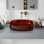 Lavabo de salle de bain vasque ovale en résine transparente 23 po x 15 po Pensen